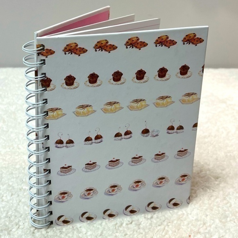 ☀️2/$14☀️Potter Style "Chocolate Astrology" Spiral-Bound Lined Journal Notebook